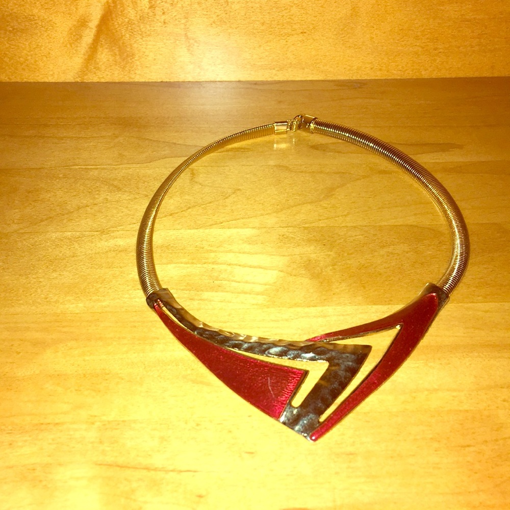 Red and Gold Necklace